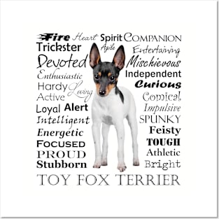 Toy Fox Terrier Traits Posters and Art